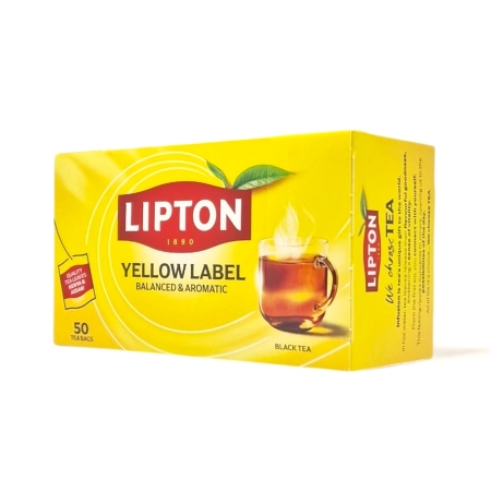 Herbata czarna Lipton YELLOW LABEL 50 torebek